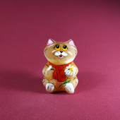 Сувенир из селенита "кот Мэйсон" - Кунгурский сувенир - доставка по России. Заказать сейчас!