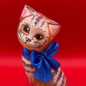 Сувенир из селенита "кошка Шотландская" - Кунгурский сувенир - доставка по России. Заказать сейчас!