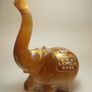 Сувенир из селенита "Индийский слон большой" - Кунгурский сувенир - доставка по России. Заказать сейчас!