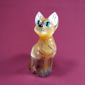 Сувенир из селенита "кошка Сфинкс" - Кунгурский сувенир - доставка по России. Заказать сейчас!