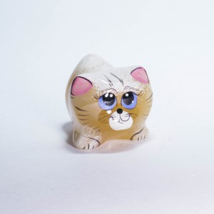 Сувенир из селенита "кошка Карамелька" - Кунгурский сувенир - доставка по России. Заказать сейчас!