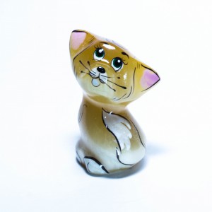 Сувенир из селенита "кот Ушастик" - Кунгурский сувенир - доставка по России. Заказать сейчас!