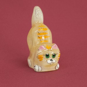 Сувенир из селенита "кот Яша малый" - Кунгурский сувенир - доставка по России. Заказать сейчас!