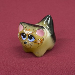 Сувенир из селенита "кошка Чернышка" - Кунгурский сувенир - доставка по России. Заказать сейчас!