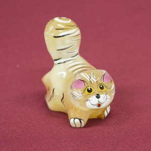 Сувенир из селенита "кот Васька" - Кунгурский сувенир - доставка по России. Заказать сейчас!