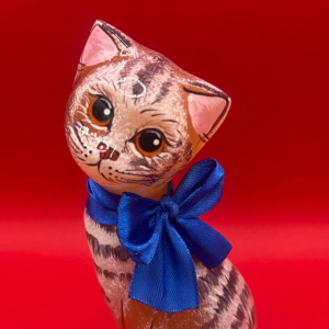 Сувенир из селенита "кошка Шотландская" - Кунгурский сувенир - доставка по России. Заказать сейчас!